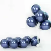 Night Blue 10 pcs Chrome Metallic 30 cm Latex Retro Balloons Birthday Wedding Party 12" AU