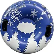 Snow Tubes for Sledding Heavy Duty,Snow Toys Snow Sleds | Thickened Heavy Duty Sleds for Winter, Cold-Resistant 35.4 Inch Snow Tube for Winter Outdoor Sports