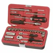 Sidchrome 1/4" & 3/8" Metric / AF Drive Socket Set - 57 Piece ** Special Order *