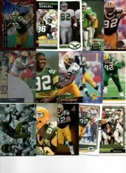 Reggie White SUPER 25 count FOOTBALL Card Lot PHILADELPHIA EAGLES PACKERS Q