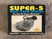 Brand New Innovation Super-5 Multi Player Controller Adapter Super Nintendo Snes