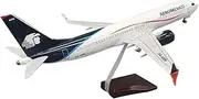Replica Pre-Build Aircraf 48CM Scale for MexicoB737 Replica Resin Airplane Model with Display Stand and Light Hobbyist Collection Display Boy Collection Gift Display