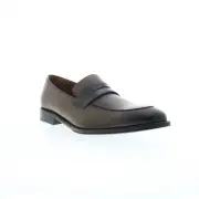 Bruno Magli Arezzo BM3AREC8 Mens Brown Leather Loafers & Slip Ons Penny Shoes
