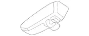 Genuine Porsche Sun Visor Holder 9P1-857-561-1E0 (for: Porsche)