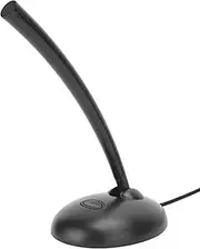 USB Omnidirectional Microphone for Computer Desktop Recording Plug & Play, Suitable for Chatting, ABS Material