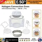 Halogen Convection Oven 10L Turbo Low Fat Roaster Cooker Electric Air Fryer