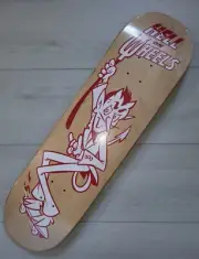 Strangelove Skateboard Deck - Natural Wood Stain - Hell On Wheels