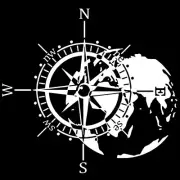 Car Body Hood Side Fender Decal Mountain Compass Graphics Vinyl Stickers White (for: Renault)