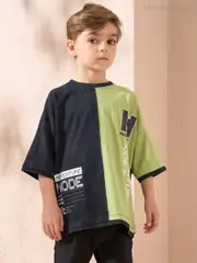 Angel & Rocket Black Minecraft Colourblock Graphic 100% Cotton T-Shirt (AB2623) | $42 - $51