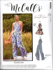 McCalls Misses Learn to Sew M8069 Jumpsuits and Romper Sewing Pattern L - XL