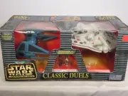 TIE Interceptor vs Millennium Falcon Star Wars Action Fleet Classic Duels NEW