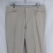 Dockers Stretch Khaki Trousers Sits Below Waist Pants 14 Short 36x29 NWT