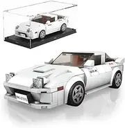 Mould King Speed Champions Mazda RX-7 FC3S Model Car Building Kit with Display Box, 27015 Initial D Realistic Car Building Blocks, Race Car Toy for Adults and Kids 8+, 369 PCS