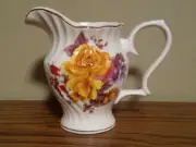 GRACE'S TEAWARE WHITE WITH GOLD ROSE CREAMER!! NEW CLEARANCE