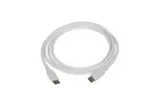 Powertech Silicone USB Type-C to USB Type-C Cable 1.2m - White