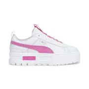 Puma Adult Womens Mayze Lace Lifestyle Sneakers Puma White Opera Mauve US 9