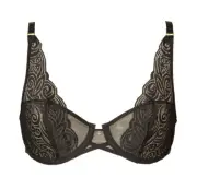 CHANTELLE women's bra with lace cup, underwire, adjustable laces article 1463