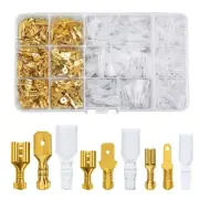 Spade Terminals Assortment Kit Spring Plug Crimped Wire Hand Tool (480pcs)