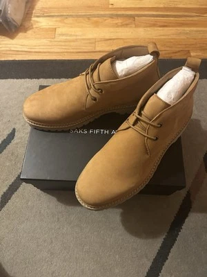 New With Original Box Everett Wheat Boots Saks Fifth Avenue Size 11,5