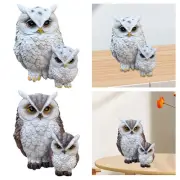 Owl Statue Home Decor Bird Scarecrow Cute Decorative Ornament Animal Bird