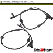 2x ABS Wheel Speed Sensor for Nissan Cube 2009-2014 L4 1.8L Rear Left & Right (for: Nissan)
