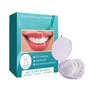 Temporary Teeth Perfect CoverAdjustable Snap OnMoldable False Teeth for Beaut...