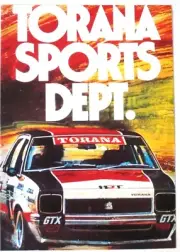 BIANTE BROCHURE 1.18 HOLDEN SLR 5000 TORANA - RED