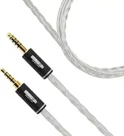 NOBUNAGA Labs Headphone Balanced Replacement Cable, Large Houndstooth (Ochidori), 0.17 inch (4.4 mm) 5 Pole Balance/0.1 inch (3.5 mm) 4 Pole Balance