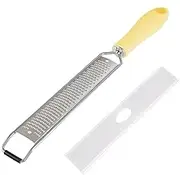 Flat Handheld Grater for Chees - Long Handle Tool Lemon Zesters,Cheese Grater Handheld with Protective Cover for Cheese, Lemon, Garlic, Nutmeg