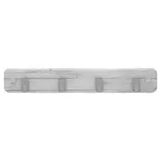 MODE 4 Brushed Nickel Hooks On White Wash Board Key Rack