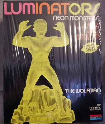 MONOGRAM LUMINATORS MONSTERS THE WOLFMAN MODEL KIT #1621 USA
