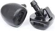 2 Pack Car Windshield Washer Wiper Water Jet Spray Nozzle Windscreen Washer Jets，for Peugeot 407/206 2007-2016