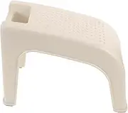 TOGEVAL Shower Foot Stool for Leg Shaving Portable Non Slip Plastic Footrest for Bathroom Home Office Salon Use Modern Design Lightweight Foot Stool for Multi Convenience