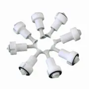 8 PCS Electrostatic Powder Coating Round Nozzle for GEMA PG1 Spray Gun New