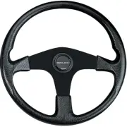 Ultraflex Corse-B/B Corse Steering Wheel Soft Touch Grip Black Grip Black Spokes