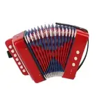 Kids Accordion 7 Key 2 Bass Button Accordion Music Education Instrument With HEE