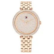 Tommy Hilfiger Rose Gold Steel Women's Watch - 1782761
