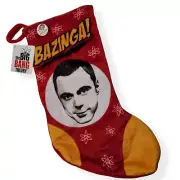 NEW w/Tag The Big Bang Theory Sheldon Cooper Bazinga! Holiday Christmas Stocking