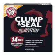 Clump & Seal Platinum Multi-Cat Complete Odor Sealing Clumping Cat Litter, 14