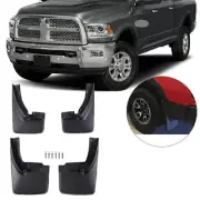 4pcs Front & Rear Deluxe Molded Splash Guards Mud Flaps For RAM 2009-2019 2018