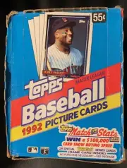 1992 Topps Box Baseball-Manny Ramirez Rookie!!!! Free Shipping