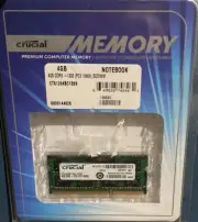Crucial 4GB DDR3 1333 MHz PC3-10600 Notebook RAM Sodimm Memory Brand New