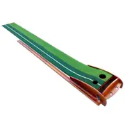 Golf Putting Mat With Ball Return Indoor Outdoor Practice Green Training