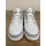 [瑕疵出清如圖不二價]AIR JORDAN 3 CRAFT 象牙 爆裂紋 米灰 男款 瑕疵-FJ9479-100