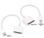 30Pin to Type-C /8Pin ync Data Charging Cable For Apple iPhone iPad iPod