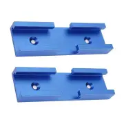 2PCS 80mm Woodworking Chute Cross Track Connector T-Track Intersection Aluminum
