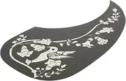 COSMEVIVI Folk Guitar Pickguard Scratch Plate Acoustic Guitar Protector with Scratch Design Decorative Water Easy Installation