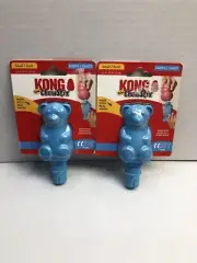 KONG Puppy Chewstix Twist Bear Small Dog Teething Chew Toy. Lot Of 2