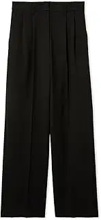 Mila Owen(ミラオーウェン) MIRAWEN 09WFP252103 UVCUT Women's Loose, Tapered Pants with Elastic Back
