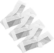 [FOYTOKI] 3 Pairs Foot-protecting Compression Socks Men's Compression Socks Running Socks Cooling Compression Socks Compression Ankle Support Ankle Compression Sleeve Polyester White